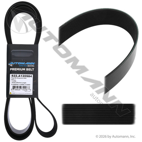 822.A120984 POLY RIB SERPENTINE BELT