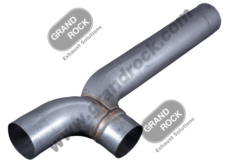 FL13974 5"2-BEND OD/OD/OD Y-PIPE AL