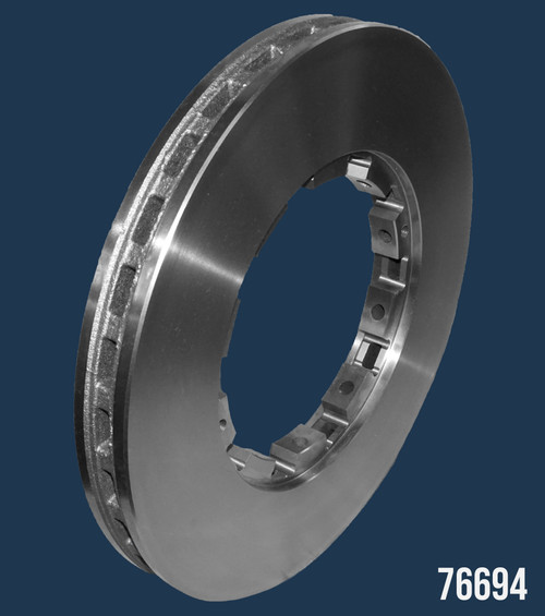 PL76694 FLAT ROTOR_W/HARDW_[BENDIX ADB22X]_TRUCK_CROSS: BE