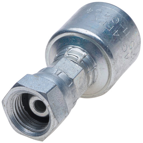 Gates G25111-2020 - MegaCrimp Female Pipe Swivel NPSM 30 Cone Seat Hydraulic Coupling