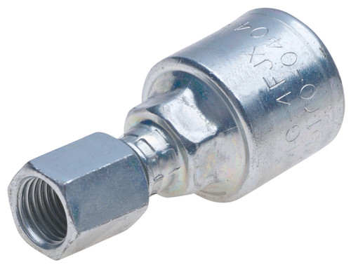 Gates G25170-2020 - MegaCrimp Female JIC 37 Flare Swivel Hydraulic Coupling