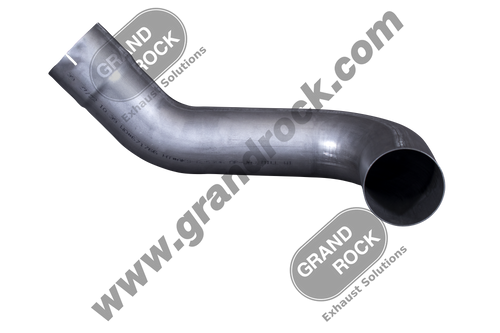 KW14764L 5" 2 BEND EXHAUST PIPE LH ALUMINIZED