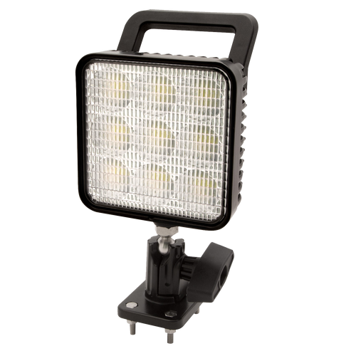 ECCO EW2451- Clear Square LED Flood Beam - EW2450 Series, 9 LED, 12-24V, 1350 Lumens