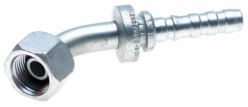 Gates G20831-1212 - GlobalSpiral Female British Standard Parallel Pipe O-Ring Swivel 45 Bent Tube Hydraulic Coupling
