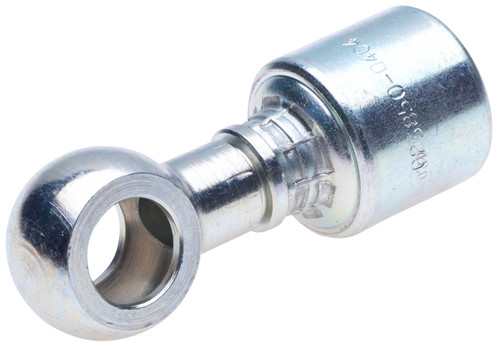 Gates G25850-0404 - MegaCrimp International Thread British Standard Pipe Banjo Hydraulic Coupling