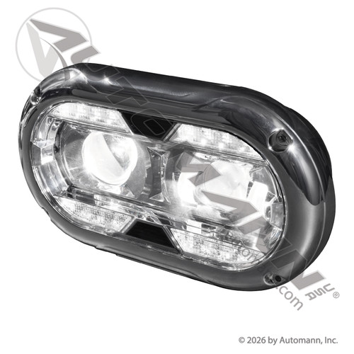 Automann 564.750128C - LED Projector Headlamp LH for Peterbilt 359