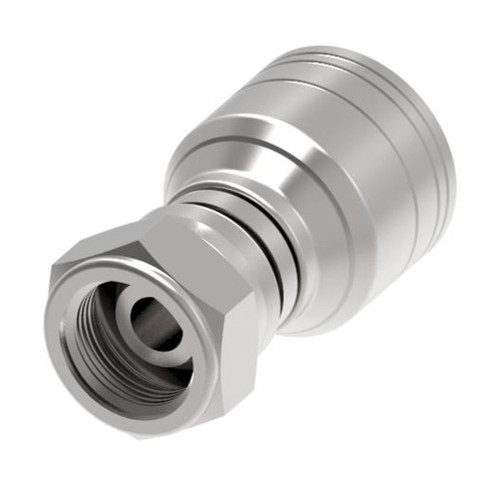 Aeroquip 1A8BF8 - Hose End Crimp Straight Female BSPP Swivel