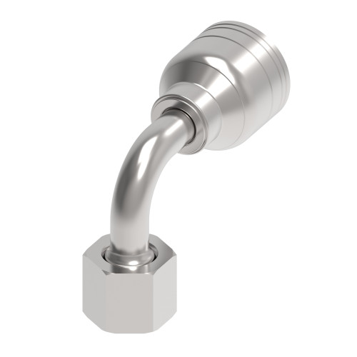 Aeroquip 1A8BFB8 - Hose End Crimp 90 Degree Female BSPP Swivel