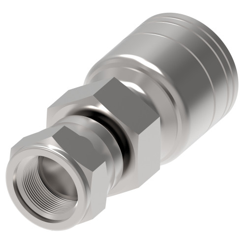 Aeroquip 1A8JF8 - Hose End Crimp Straight JIS Kawasaki Komatsu Swivel
