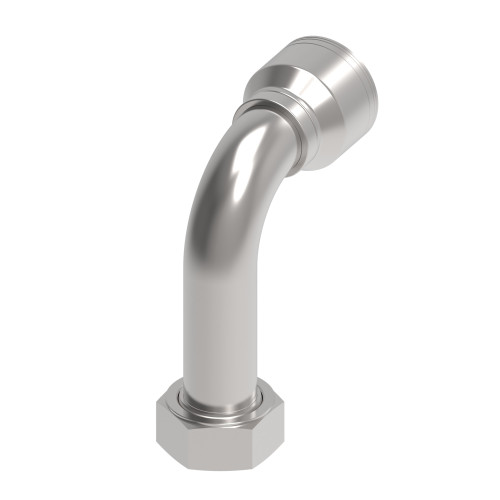 Aeroquip 1AA24FRC20 - Hose End Crimp 90 Degree Female ORFS Swivel