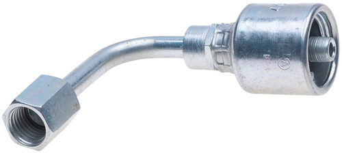 Gates G25181-0606 - MegaCrimp Female JIC 37 Flare Swivel 90 Bent Tube Hydraulic Coupling