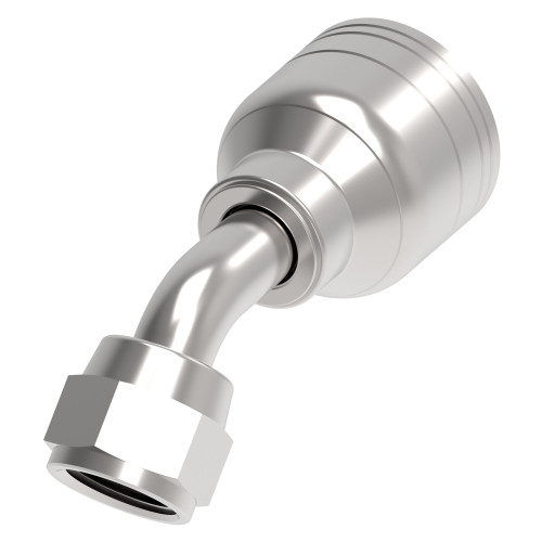 Aeroquip 1AA6FJA6 - Hose End Crimp 45 Degree Female 37 Degree Swivel