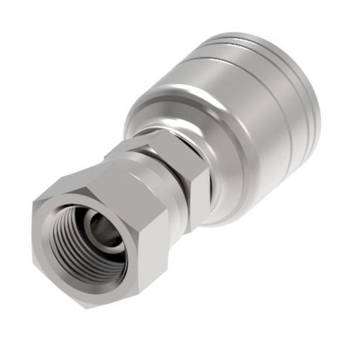 Aeroquip 1AA6SP6 - Hose End Crimp Straight Female Pipe Swivel NPSM