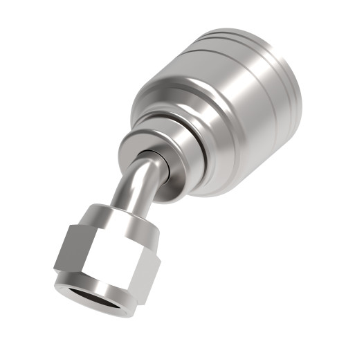 Aeroquip 1AA10FJA8 - Hose End Crimp 45 Degree Female 37 Degree Swivel