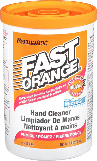 Permatex 35406 - Fast Orange Pumice Cream Hand Cleaner, 4.5 lbs