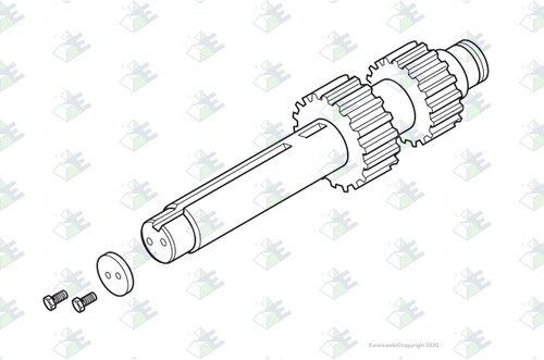 Euroricambi 35530251 - Countershaft Kit for Fuller K1597