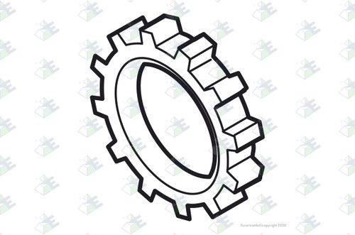 Euroricambi 35530443 - Spacer for Fuller 22032