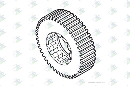 Euroricambi 35530694 - Gear 3rd Speed 48 T. for Fuller 2005460