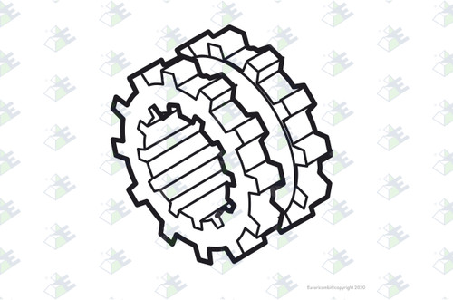 Euroricambi 35530760 - Sliding Sleeve for Fuller 2005988