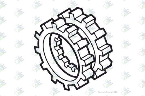Euroricambi 35540057 - Sliding Clutch 20 T. for Fuller 18995