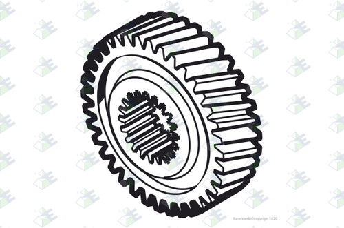 Euroricambi 81170059 - Idler Gear 24 T.-39 Spl. for Meritor 3892C4735