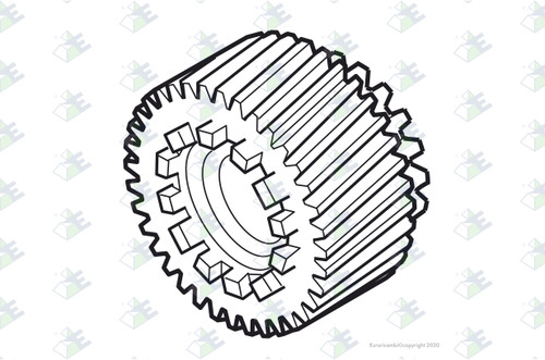 Euroricambi 81170357 - Spur Gear 32 T. for Meritor 3892U5039
