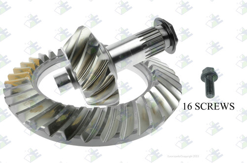 Euroricambi 81172117 - Crown Wheel/Pinion 37:15 for Meritor 81172117