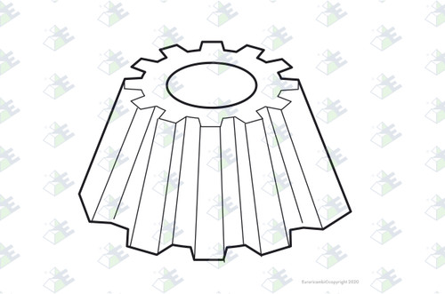 Euroricambi 88170180 - Diff. Pinion 11 T. for Volvo 20503268