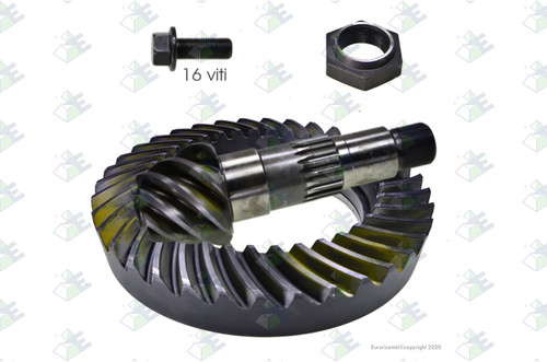 Euroricambi 88170476 - Crown Wheel/P. Kit 34:10 for Volvo 20508364