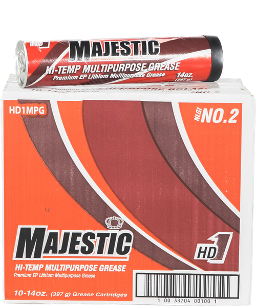 Majestic MAJHD1120LB - Hi-Temp Red Grease, 120 Lb