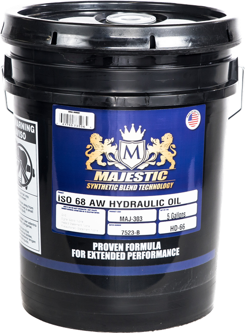 Majestic MAJAW6855G - ISO 68 AW Hydraulic Fluid, 55 Gallon
