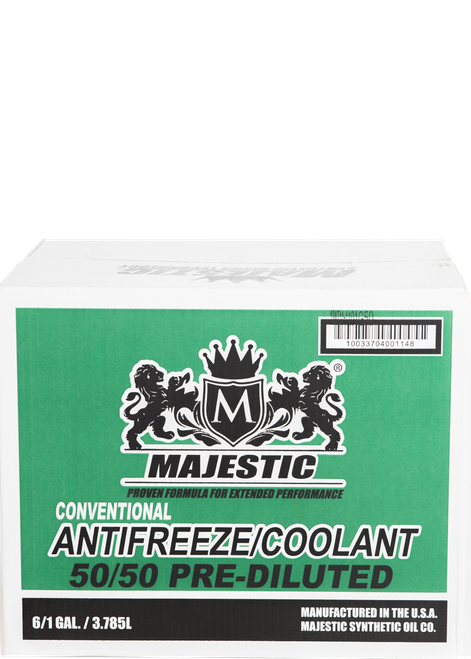 Majestic MAJGAFTG - 50/50 Prediluted Green Antifreeze, 275 Gallon