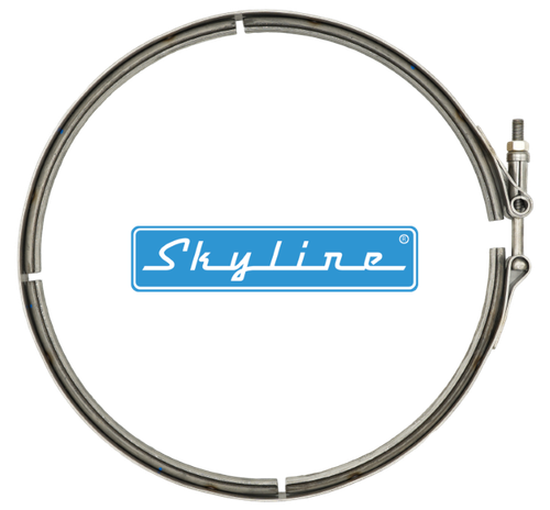 Skyline CL002-B100 - V-Band Clamp, 11.5" for Cummins ISC/ISC 8.3/ISL 9, Paccar PX-8/PX-9, and International / Navistar MaxxForce 7/DT DPFs and DOCs