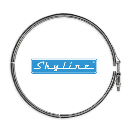 Skyline CL004-B100 - V-Band Clamp, 13.25" for Cummins ISM/ISL/ISX, Paccar MX-13, International / Navistar MaxxForce 11/13/N13, and Volvo / Mack D11/MP7/D13/MP8 DPFs and DOCs