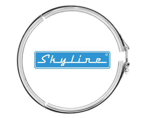 Skyline CL007-K1 - V-Band Clamp, 14" for Volvo / Mack D11/MP7, D13/MP8, and D16/MP10 DPFs and DOCs
