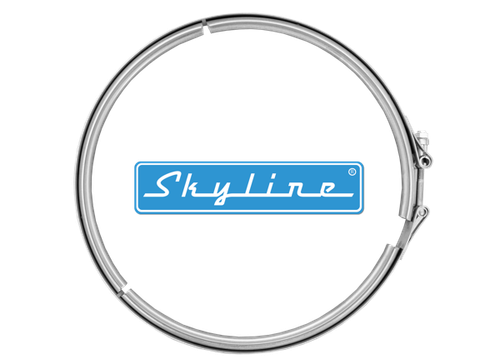Skyline CL008-K10 - V-Band Clamp, 14" for Detroit Diesel / Mercedes-Benz Series 60/MBE 4000/DD13/DD15 and Volvo / Mack MP7 DPFs and DOCs