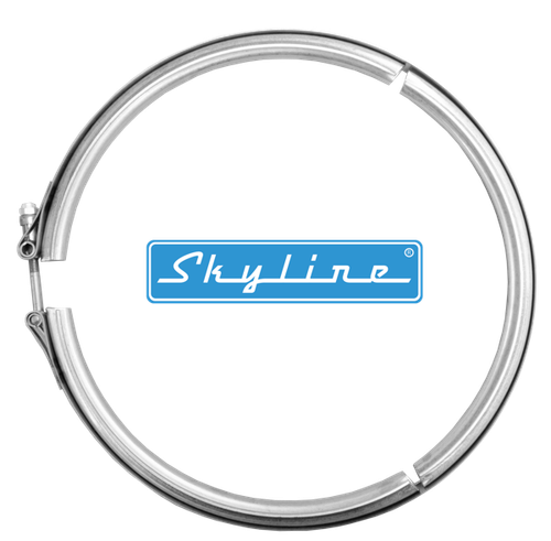 Skyline CL073-K10 - Clamp, 14.25" for Volvo / Mack D11/MP7 and D13/MP8 DPFs and 1-Box Systems