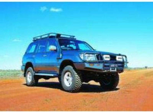 ARB 3412130 - Deluxe Winch Bumper for Toyota Land Cruiser 75/78/79 Series to 2007