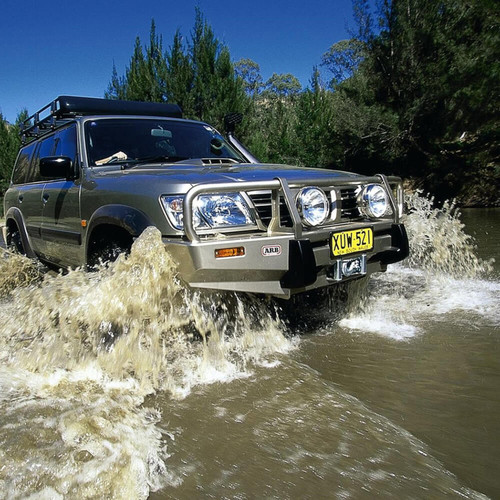 ARB 3417100 - Winch Bumper with Flares for Nissan Patrol GU to 2004