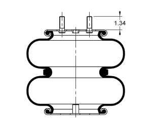 AS-4785 NEWAY AIR SPRING DOUBLE CONV