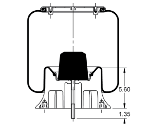 AS-8325 FRUEHAUF AIR SPRING CONTITEC