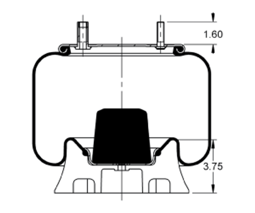 AS-8330 NEWAY W/C AIR SPRING CONTI