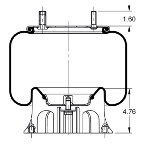 AS-8344 RIDEWELL AIR SPRING CONTITEC