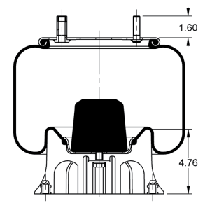 AS-8345 HEND W/C AIR SPRING CONTITEC