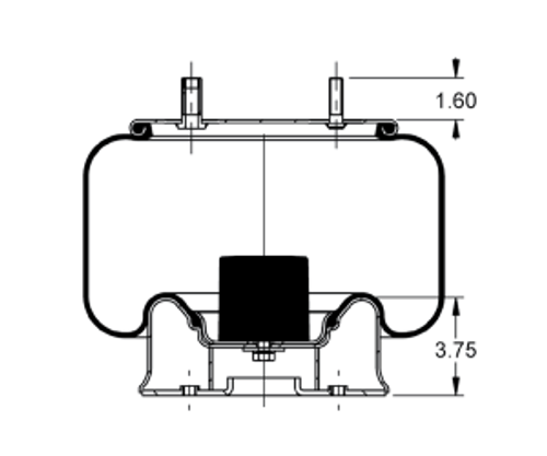 AS-8518 RIDEWELL AIR SPRING CONTITEC