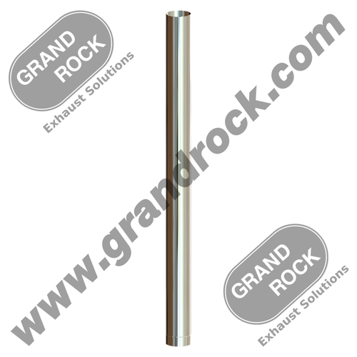 Grand Rock S7-96EXC - 7" X 96" Straight Stack ID Chrome