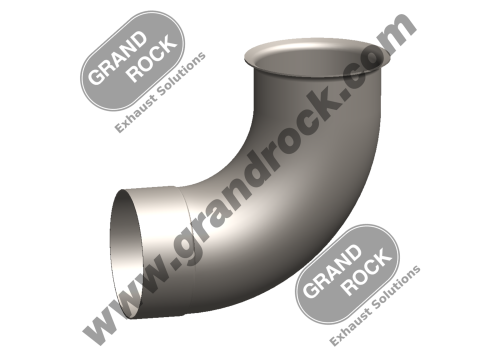 FL-14120 ELBOW,5"90DEG ID/FLARE ALZ