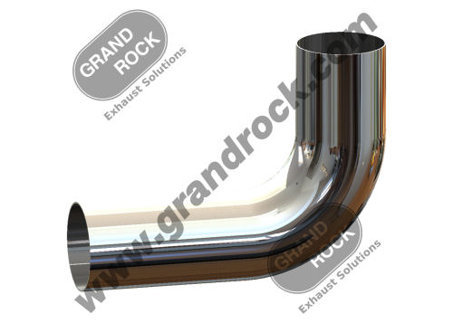 IH-275-C1 ELBOW,4"90DEG OD/OD CHR