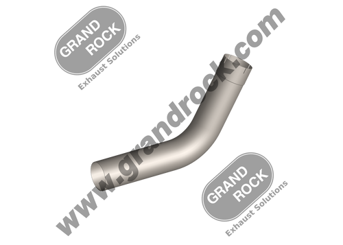 Grand Rock KW-17876 - 5" 60-Degree Elbow ID/OD Aluminized Steel