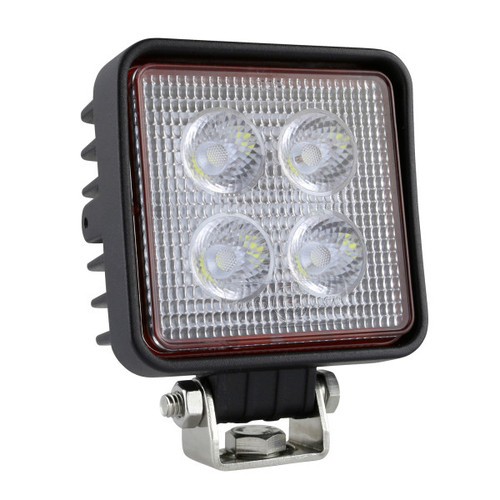 Grote BZ211-5 - BriteZone LED Small Square Work Lamp, 1100 Lumens, 10-30 VDC